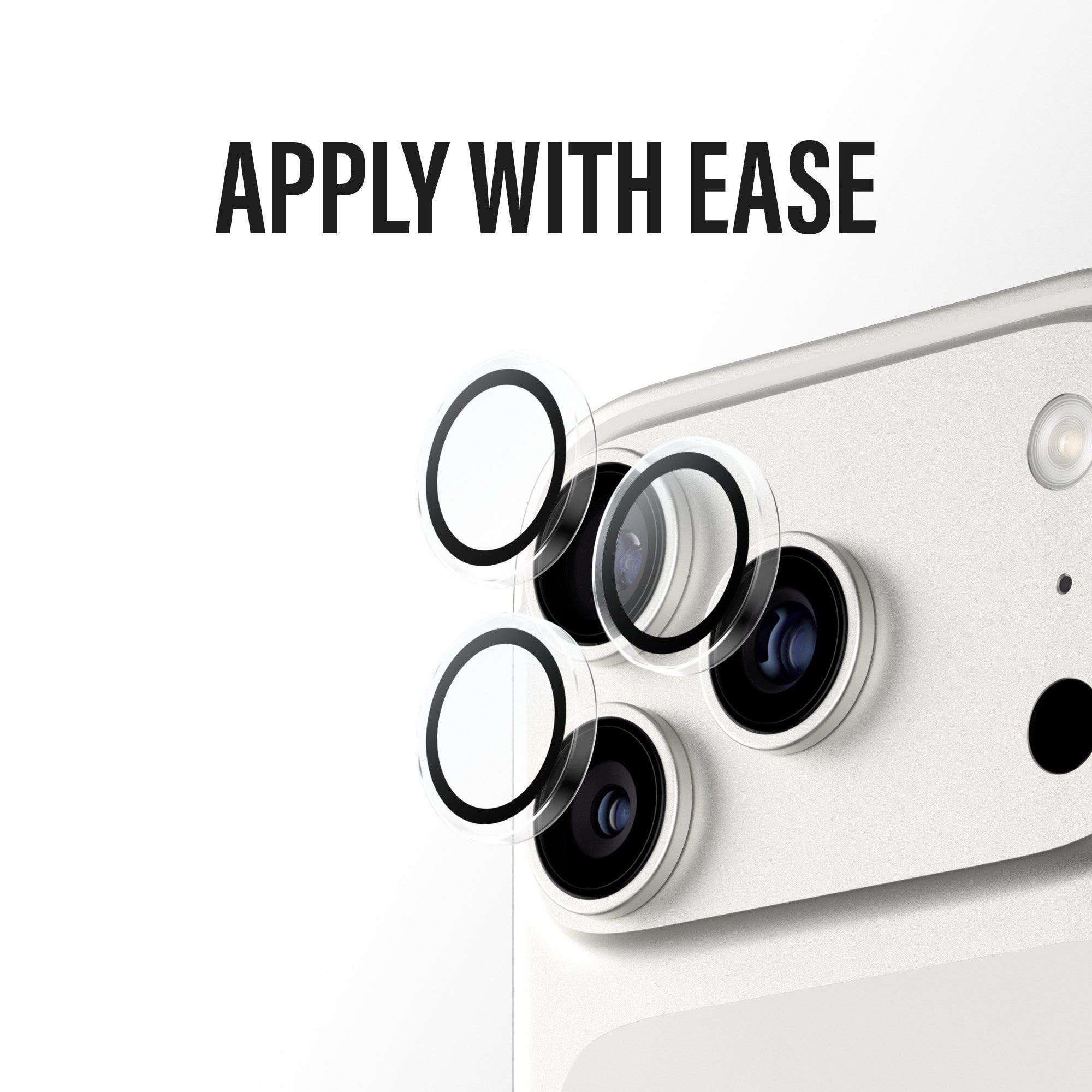 PanzerGlass® Hoops® Camera Lens Protector Transparent iPhone 17 Pro | iPhone 17 Pro Max | iPhone 16 Pro | 16 Pro Max